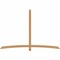 Ekena Millwork Bellingham Timber Gable Bracket, Western Red Cedar, 96"W x 64"H x 1 1/2"D x 3 1/2"F, 16/12 Pitch GBW096X64X0204BEL00SWR - alternate 1